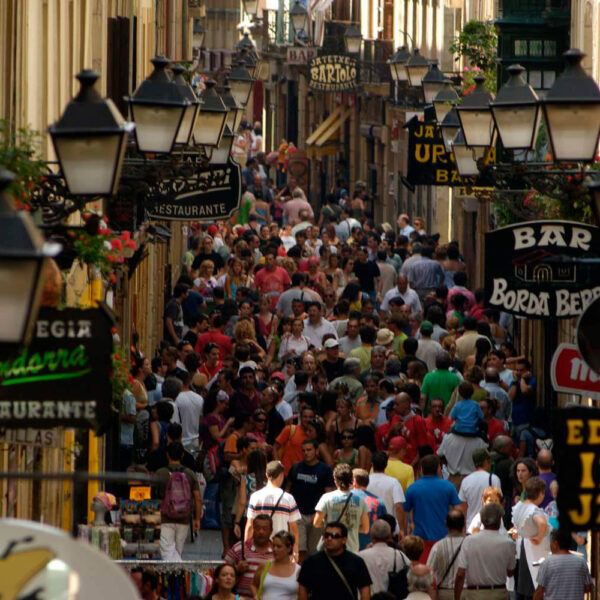 alojarse en la parte vieja de Donostia