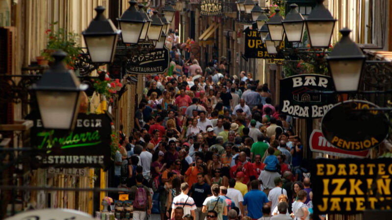 alojarse en la parte vieja de Donostia